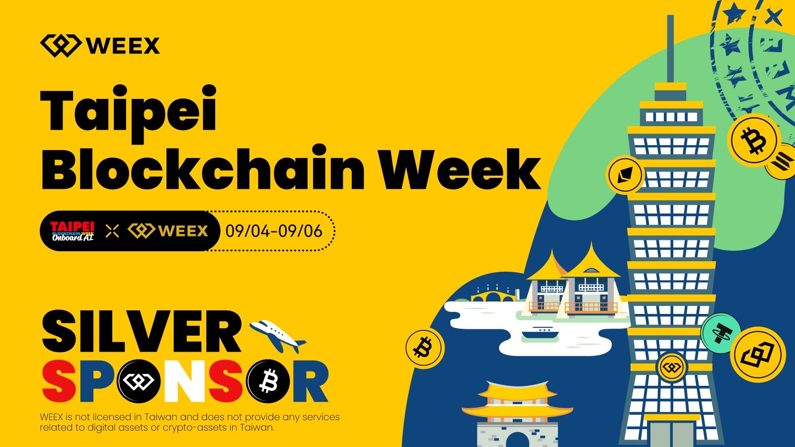 WEEX à la Taipei Blockchain Week 2025