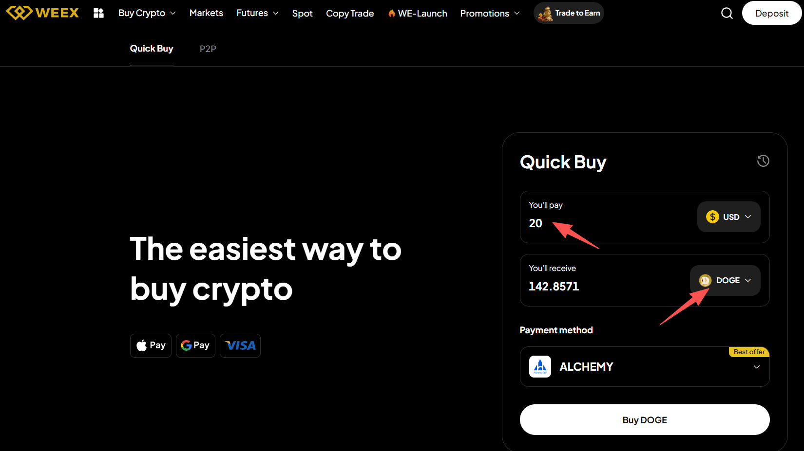 Qu'est-ce que WEEX OTC et comment acheter du DOGE en USD sur WEEX OTC ?