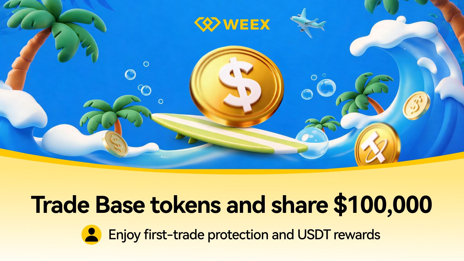 Base Token Trading Rewards: Share $100,000 on WEEX