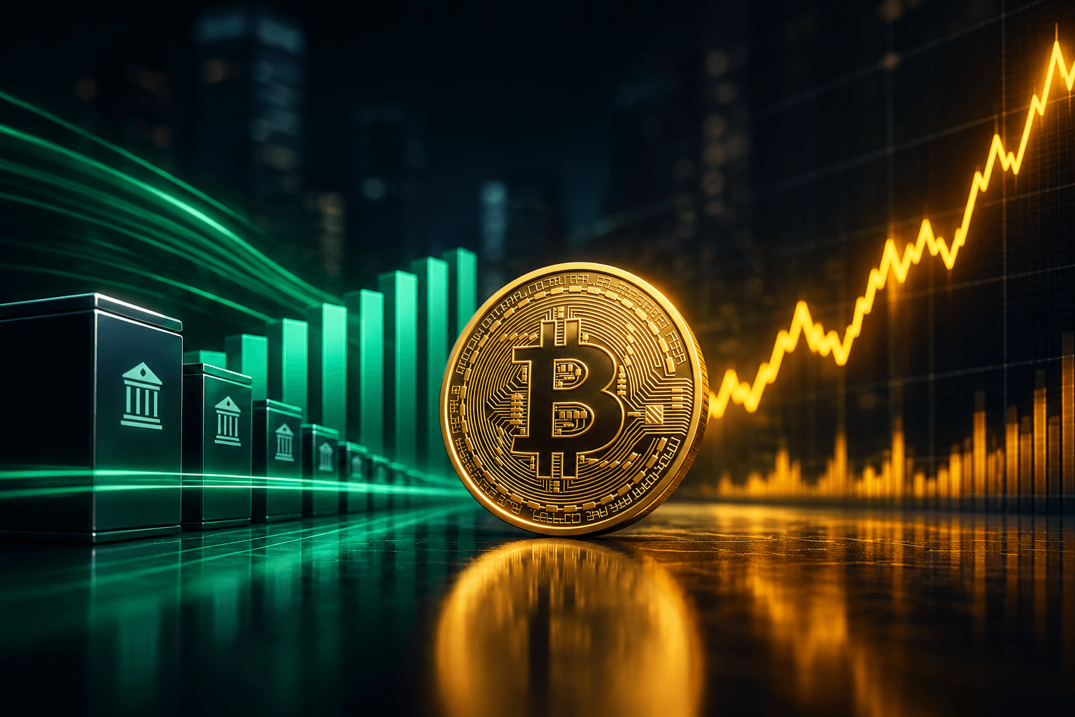 تدفقات صناديق البيتكوين الفورية: هل تتنبأ بالسعر أم تتبع تحركاته؟