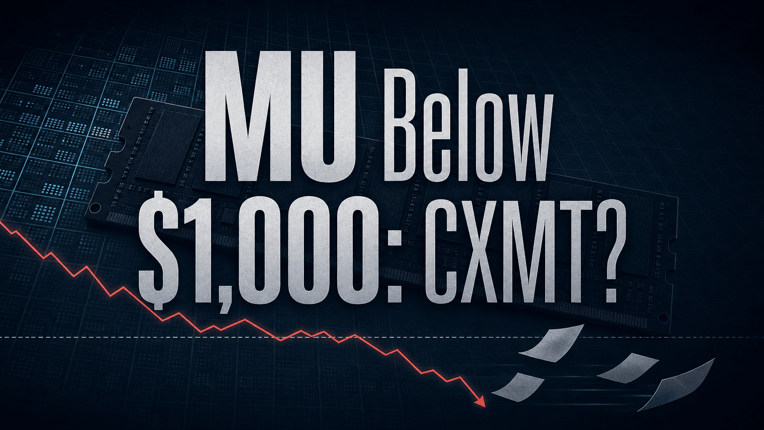 L’action MU passe sous 1000 $ : la menace de CXMT est-elle réelle ou n’est-ce qu’un prétexte pour prendre ses bénéfices ?