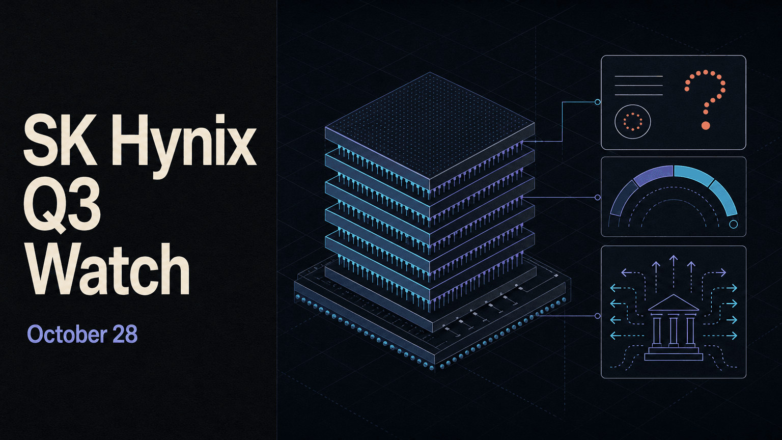 SK Hynix səhmləri Q3 hesabatından əvvəl: xüsusi dividend xəbərləri, HBM4 və investorların 28.10 tarixində görmək istədikləri