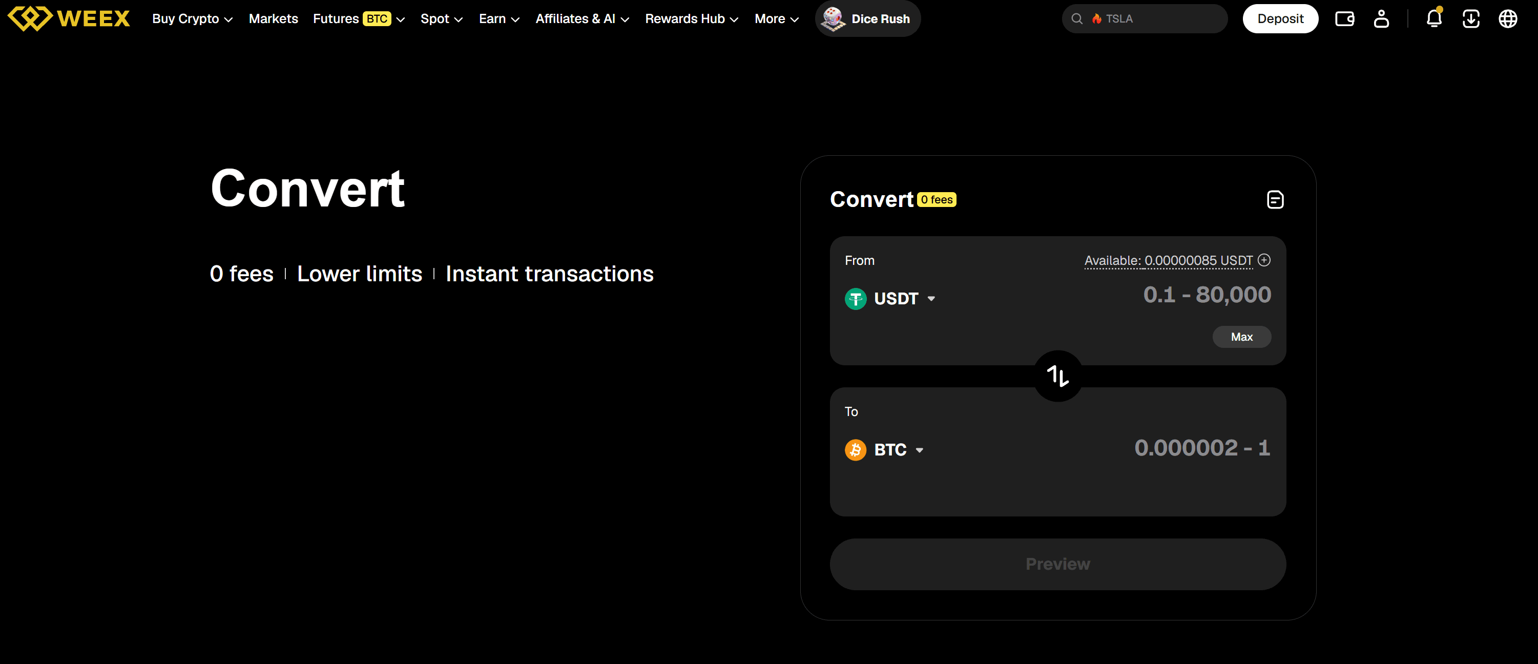 چگونه BTC را در WEEX به ETH تبدیل کنیم: راهنمای گام‌به‌گام