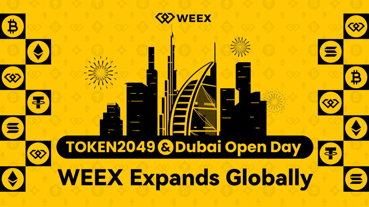 WEEX brille à TOKEN2049 Dubai