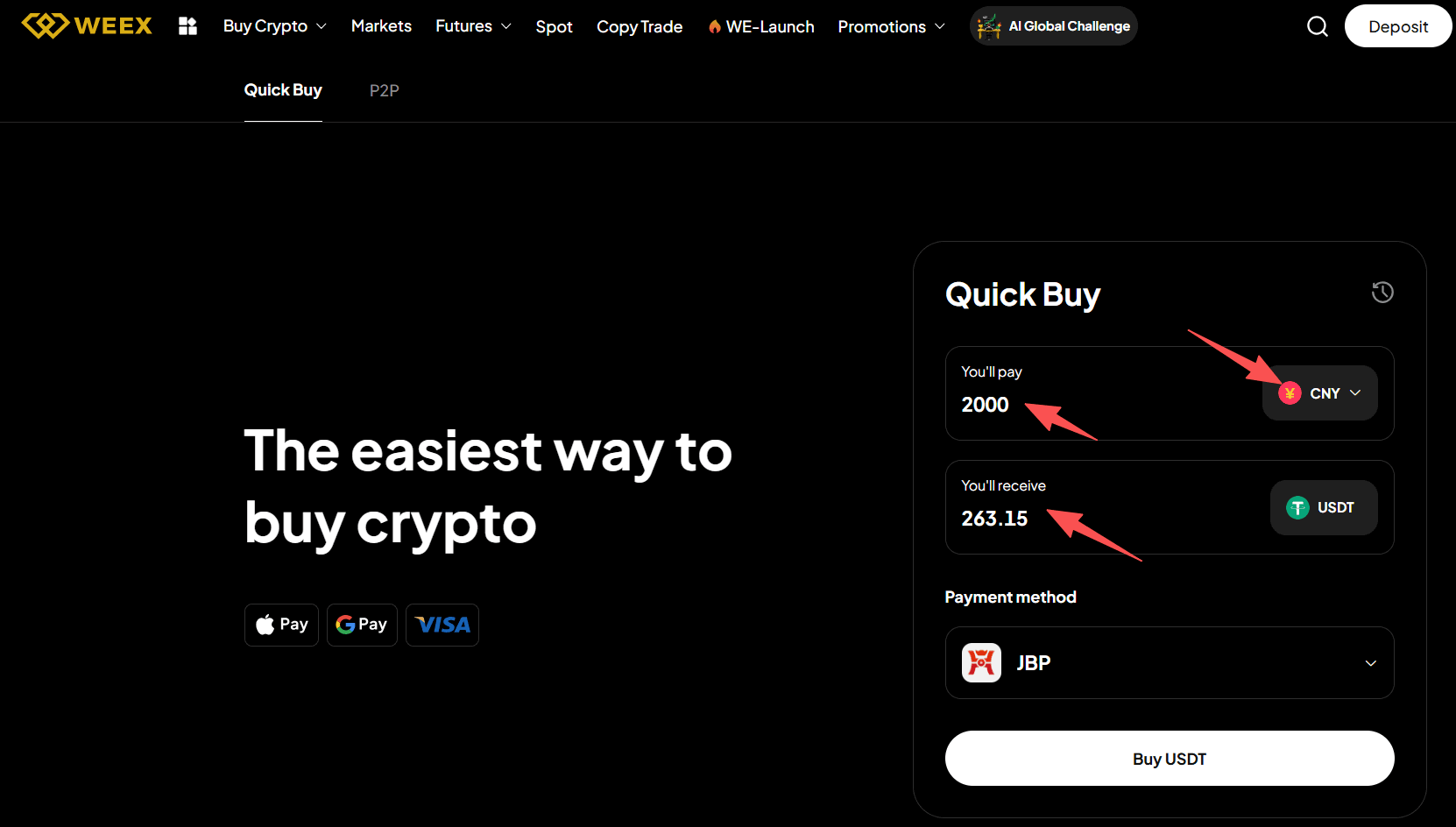 WEEX OTC چیست و چگونه میتوان با یوان چین در WEEX OTC ارز دیجیتال خریداری کرد؟