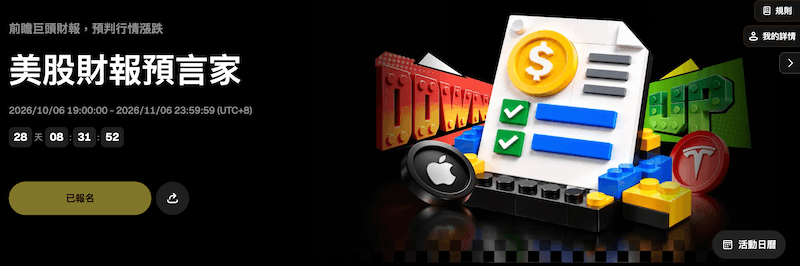 WEEX 上線「美股財報預言家」,預測美股漲跌瓜分 6,000 USDT